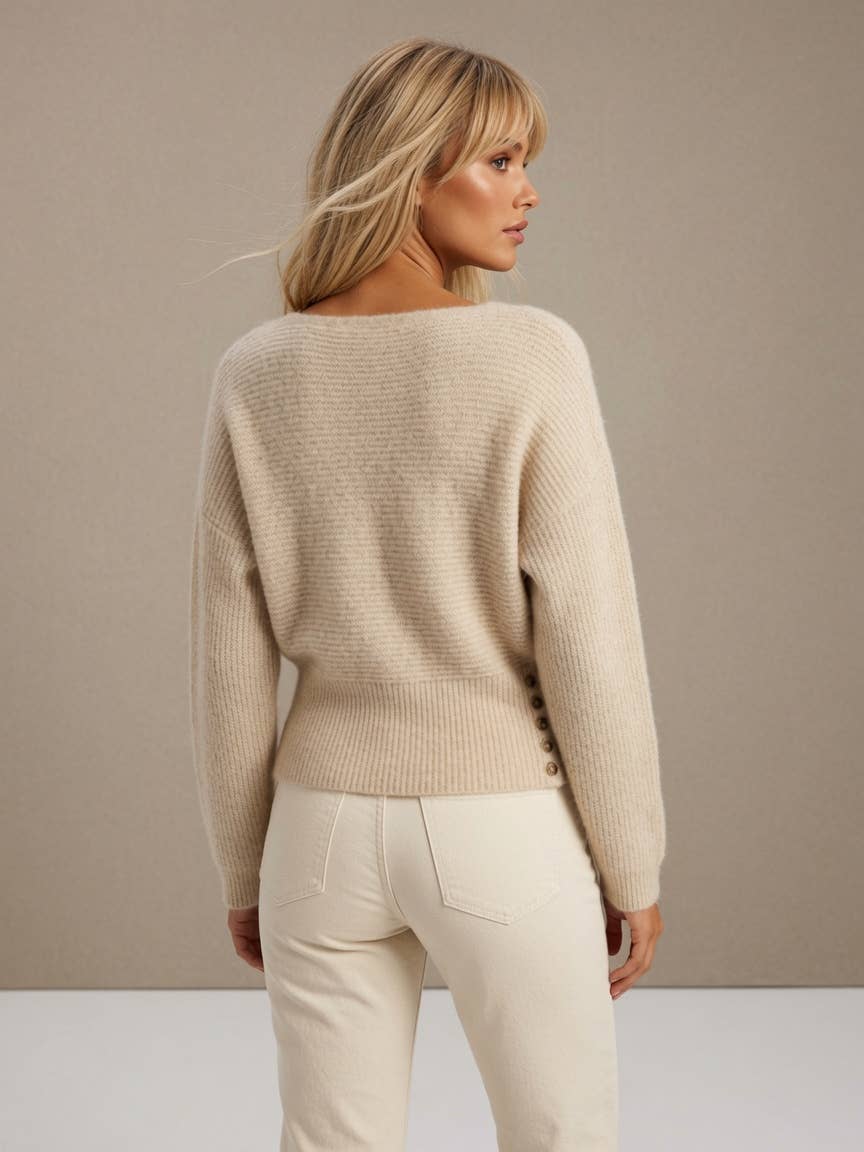 Kozue sweater in Beige