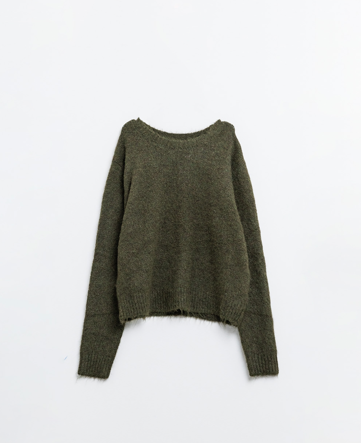 Knitted Jumper in Khaki