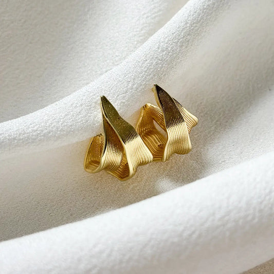 18k Gold Layered Hoop Earrings