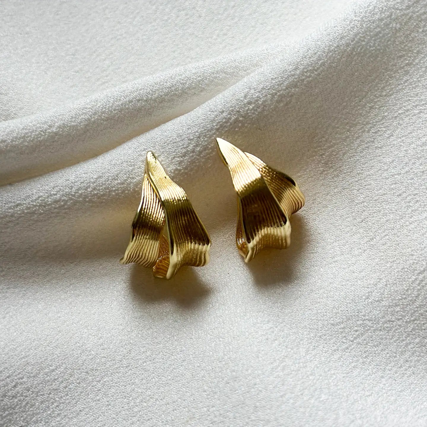 18k Gold Layered Hoop Earrings