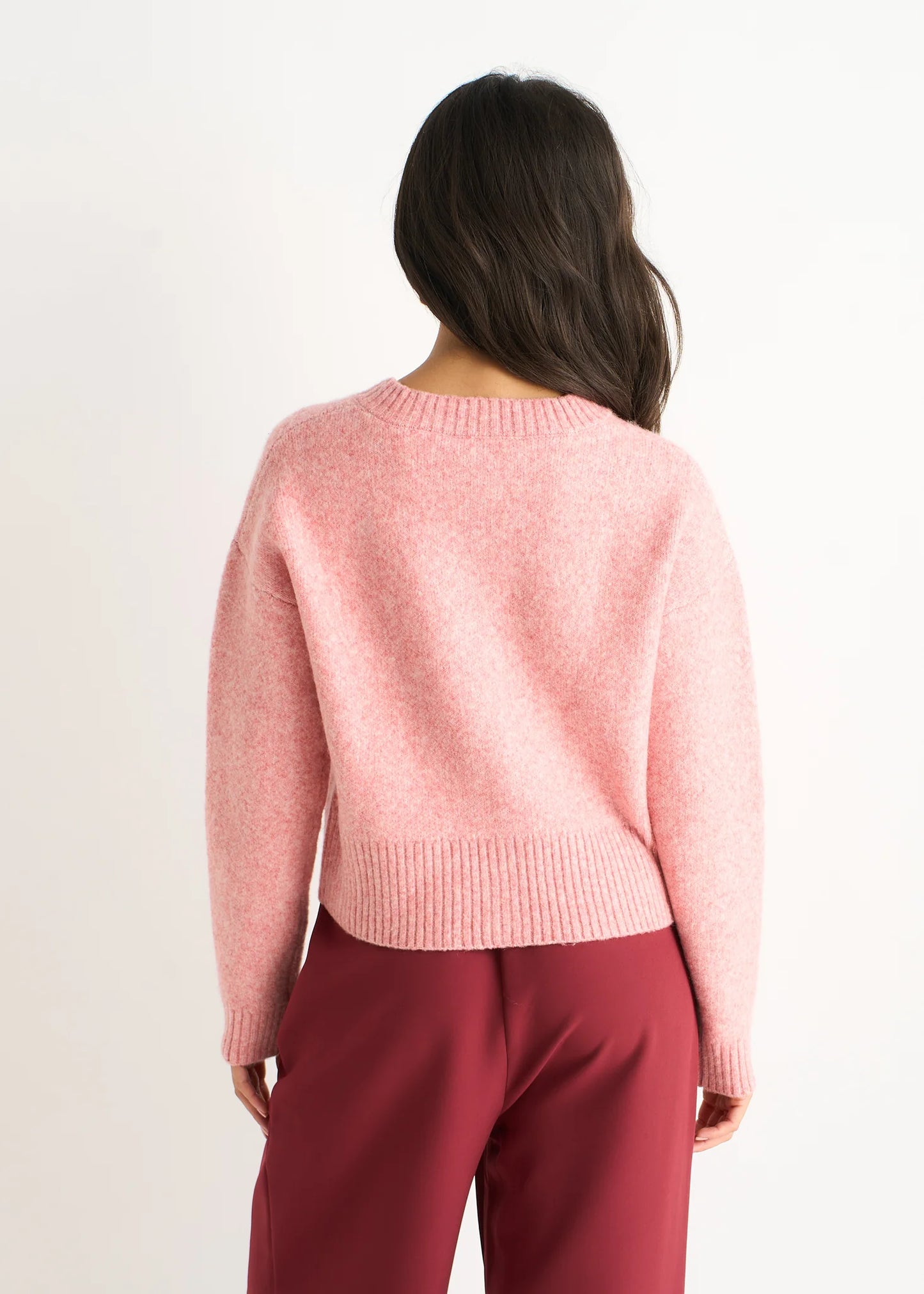 Pink Flex Long Sleeve Cardigan