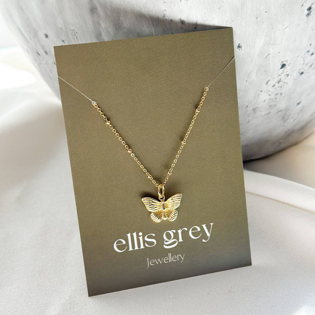 Butterfly Pendant Necklace