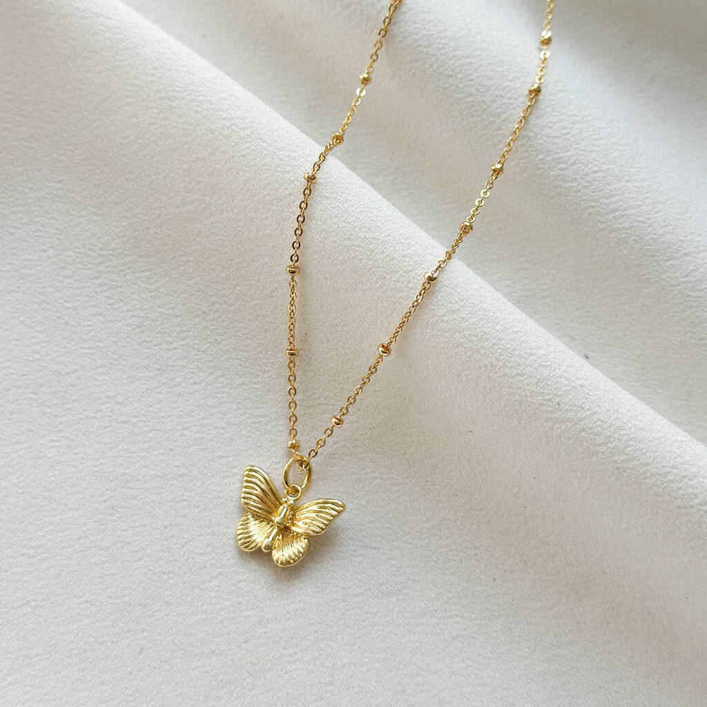 Butterfly Pendant Necklace