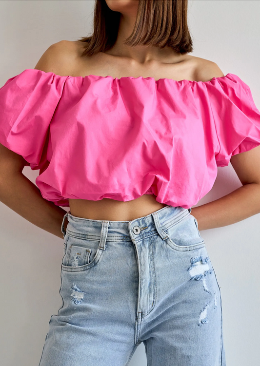 Bandeau Top in Pink